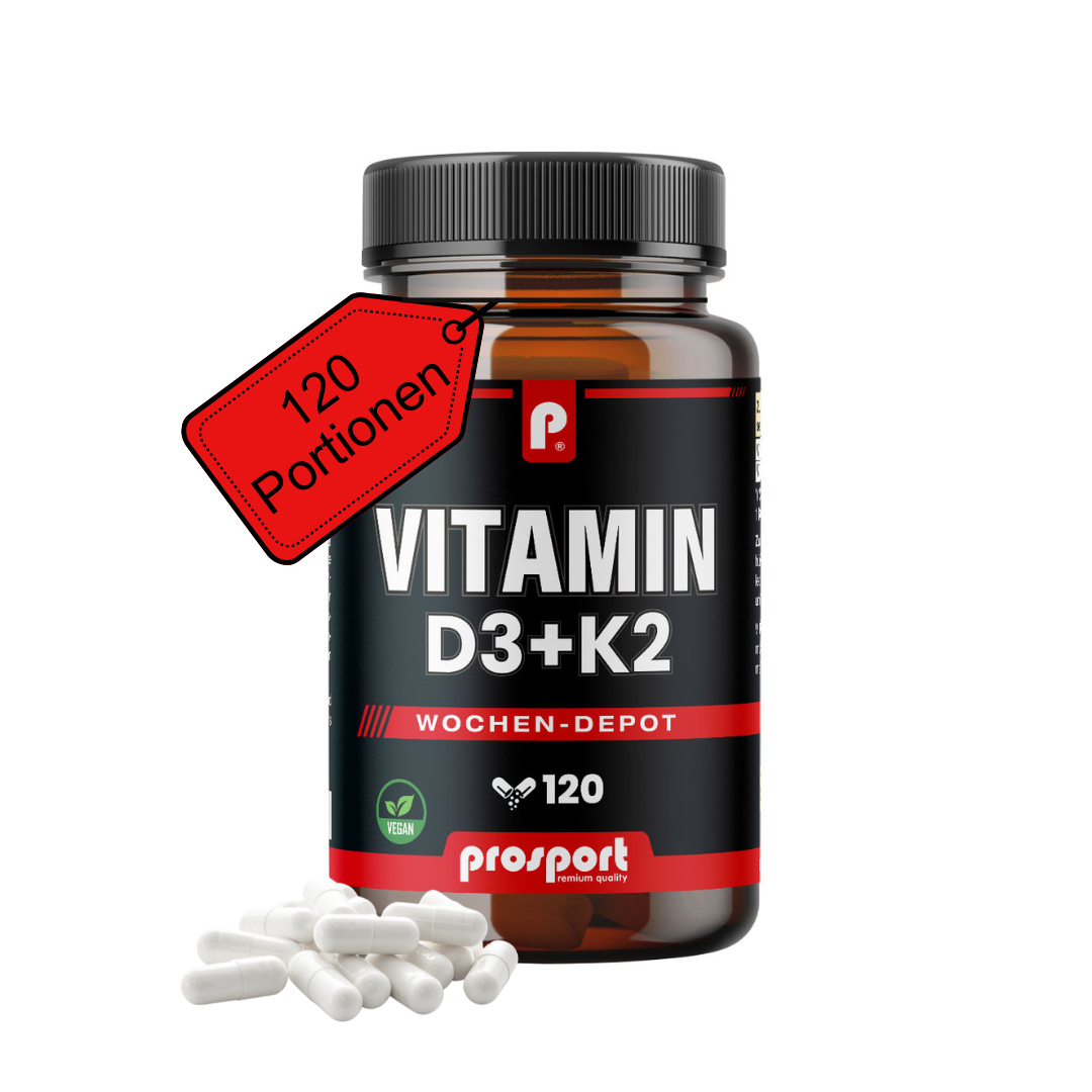 Prosport Vitamin D3+K2 120 Kapseln