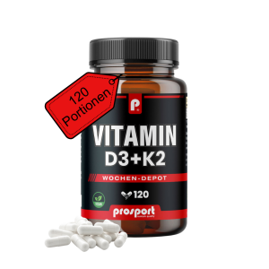 Prosport Vitamin D3+K2 120 Kapseln