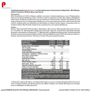 Prosport ALLINCLUSIVE® 5 Liter Kanister Blue-Berry