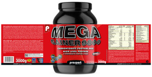 Prosport MEGA GAINER 9800 Cocos-Vanille-Zimt, 3000g Dose