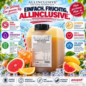 Prosport ALLINCLUSIVE® 5 Liter Kanister Erdbeere