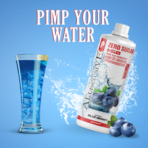 Prosport ALLINCLUSIVE® 1 Liter Flasche Blue-Berry