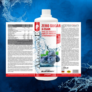 Prosport ALLINCLUSIVE® 1 Liter Flasche Blue-Berry