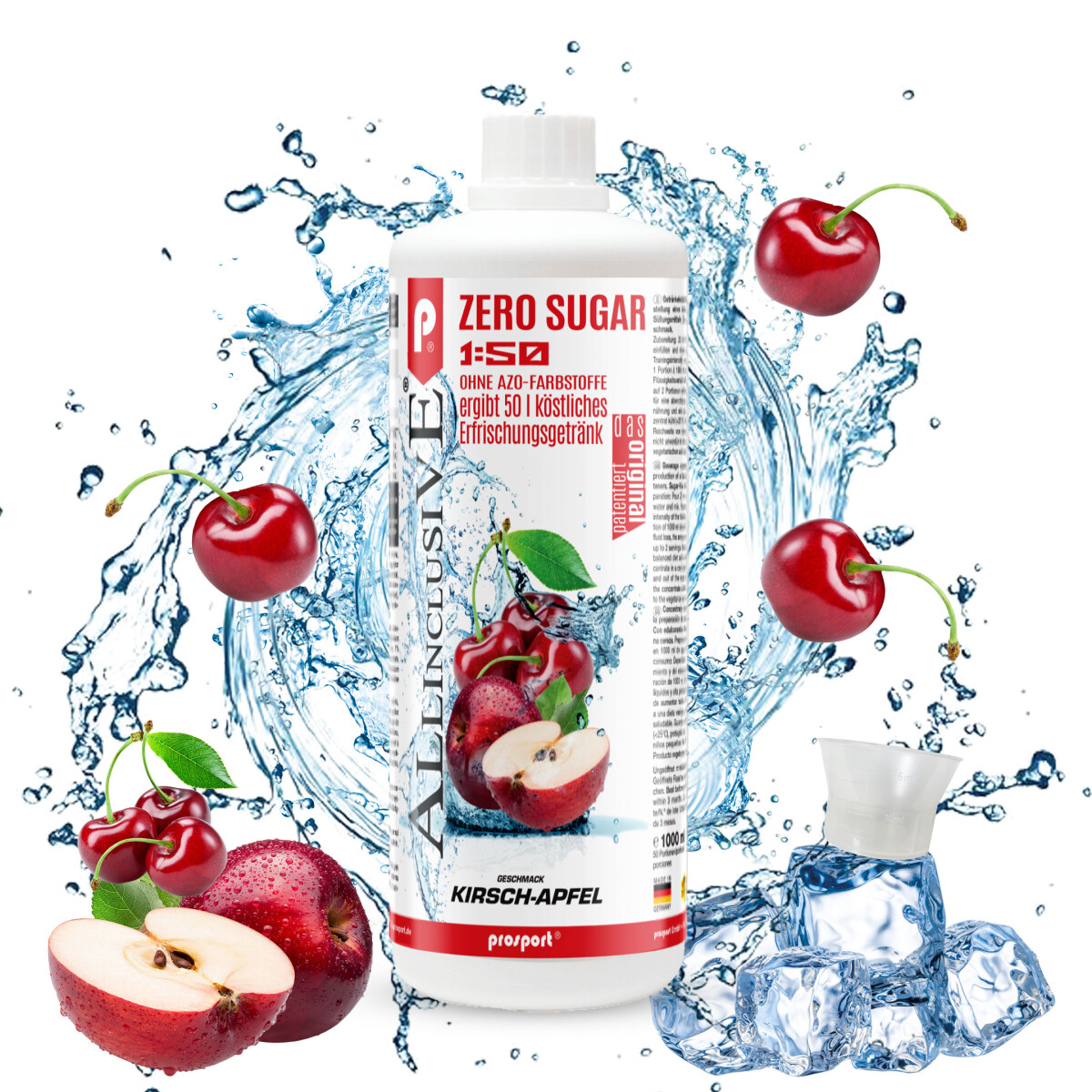 Prosport ALLINCLUSIVE® 1 Liter Flasche Kirsch-Apfel
