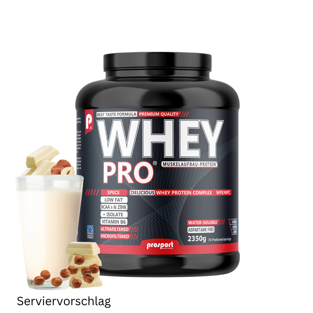 Prosport WHEY PRO® 2350g Big-Box White-Choc Hazelnut