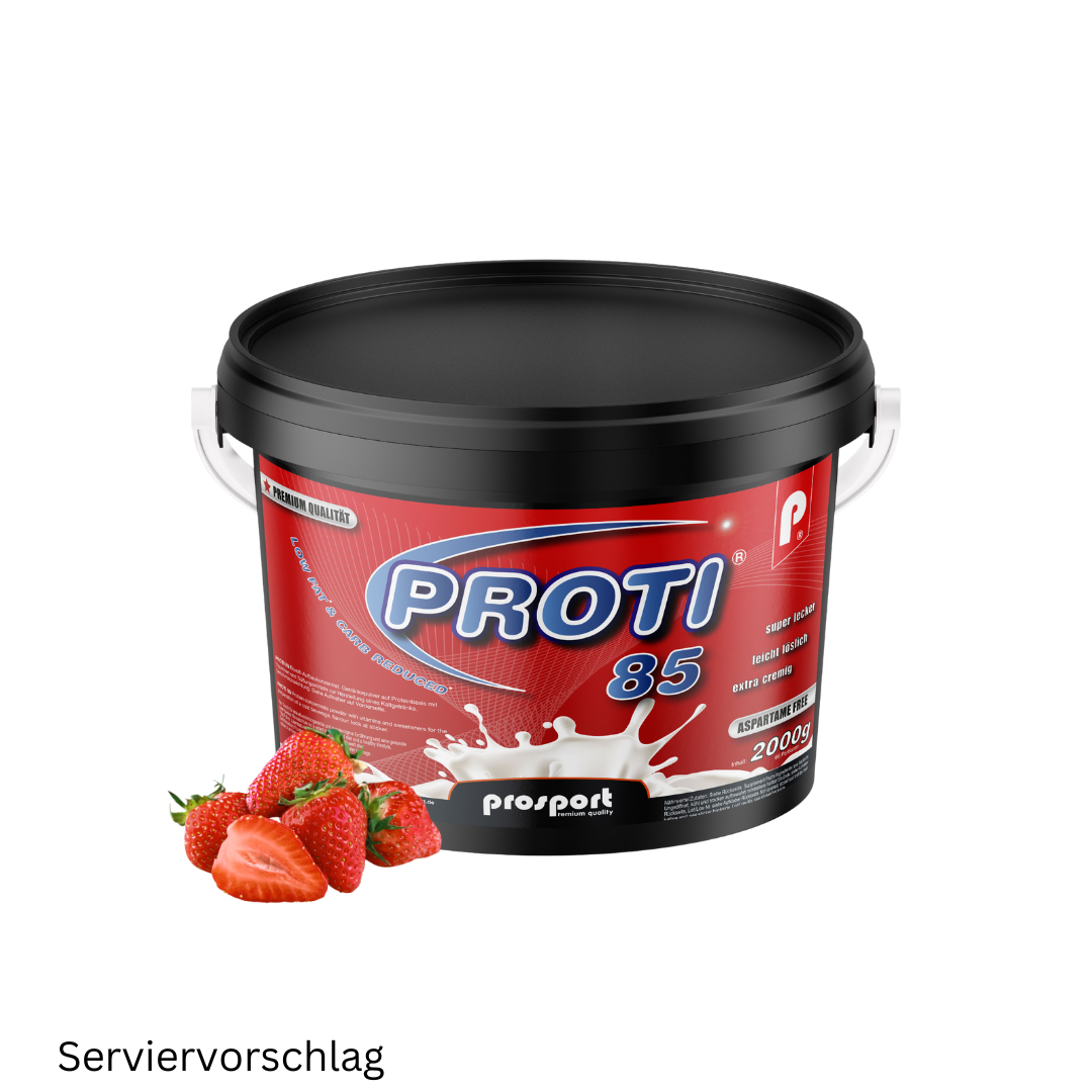 Prosport PROTI ® 85  2000g Eimer Erdbeere