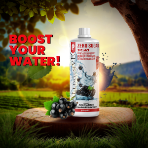 Prosport ALLINCLUSIVE ® 1 Liter Flasche Schwarze-Johannisbeere