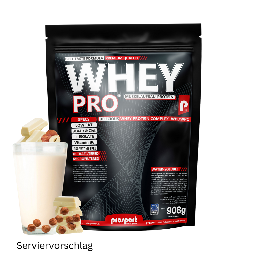 Prosport WHEY PRO ® 908g Beutel White-Choc Hazelnut