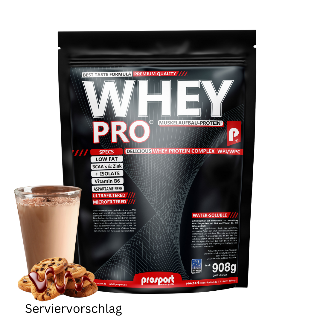 Prosport WHEY PRO ® 908g Beutel Choc & Cookie