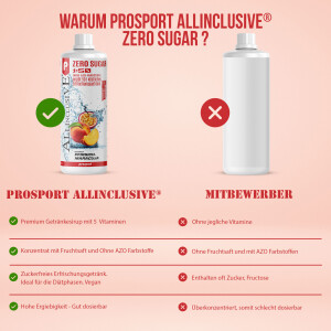 Prosport ALLINCLUSIVE ® 1 Liter Flasche Apfel