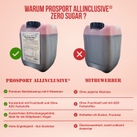 Prosport ALLINCLUSIVE® 5L Premium Getränkekonzentrat - ZERO SUGAR - mit Vitaminen