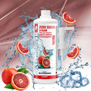 Prosport ALLINCLUSIVE® 1 Liter Flasche Blutorange + Dosierpumpe