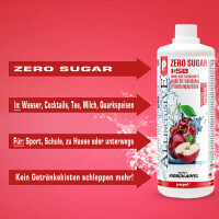 Prosport ALLINCLUSIVE® 1 Liter Flasche Kirsch-Apfel + Dosierpumpe