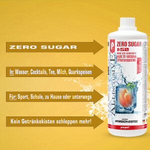 Prosport ALLINCLUSIVE® 1 Liter Flasche Pfirsich-Eistee + Dosierpumpe