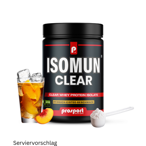 Prosport ISOMUN® CLEAR - Whey Isolat - Pfirsich-Eistee 400g Dose