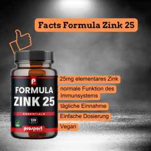 Prosport FORMULA ZINK 25, 120 Tabletten, 90g