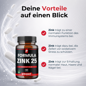 Prosport Formula Zink 25, 120 Tabletten