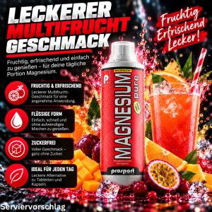 Prosport Magnesium Pure flüssig 0,5L Flasche