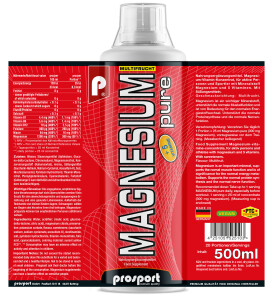 Prosport Magnesium Pure flüssig 0,5L Flasche