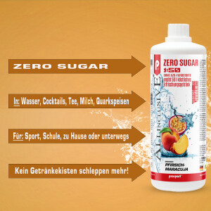 Prosport ALLINCLUSIVE® 2x1 Liter Flasche Pfirsich-Maracuja