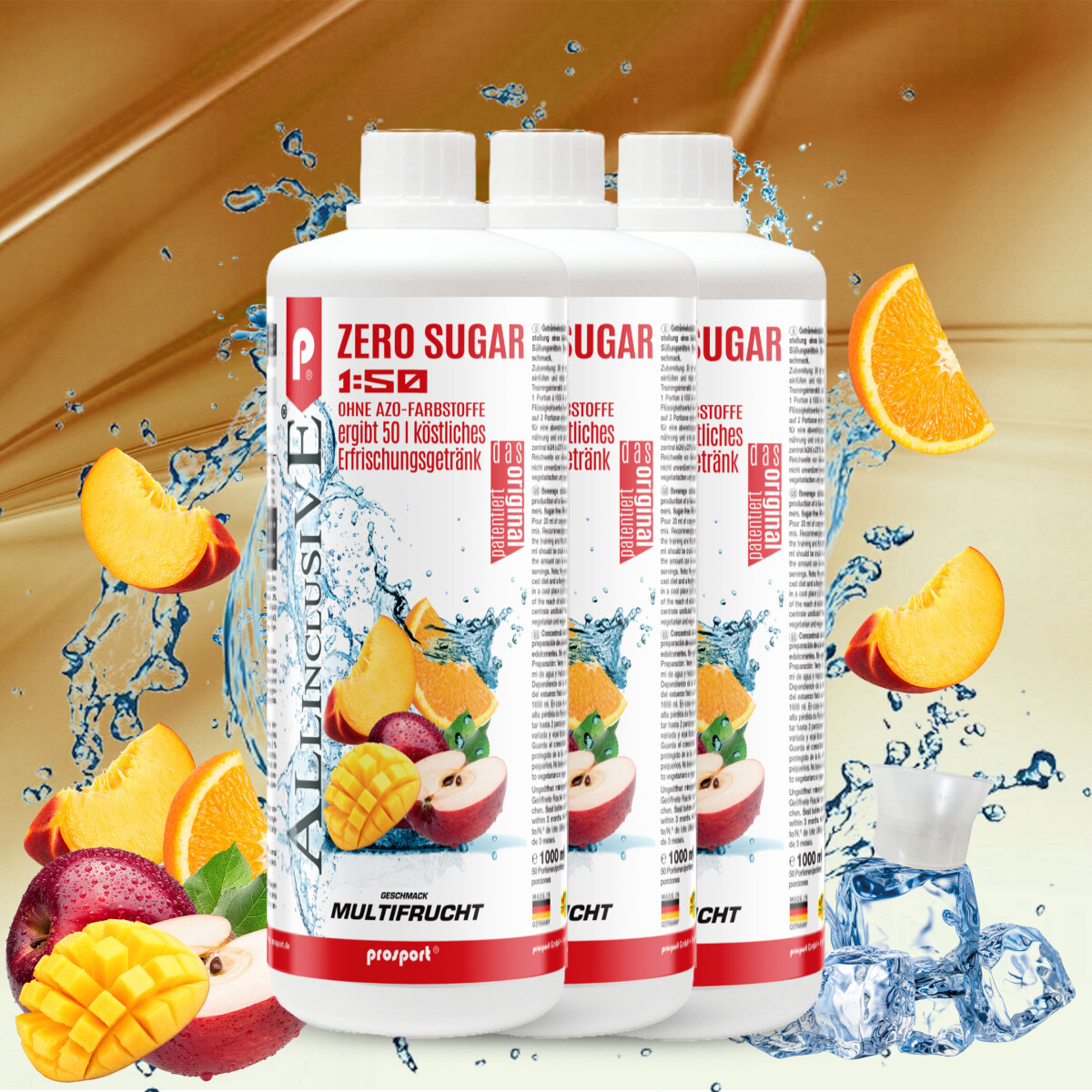 Prosport ALLINCLUSIVE® 3x1 Liter Flasche Multifrucht