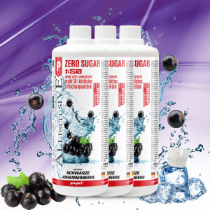 Prosport ALLINCLUSIVE® 3x1 Liter Flasche Schwarze-Johannisbeere