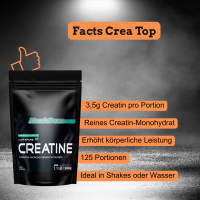 MuscleDome Creatine Powder 500g Zipp-Beutel