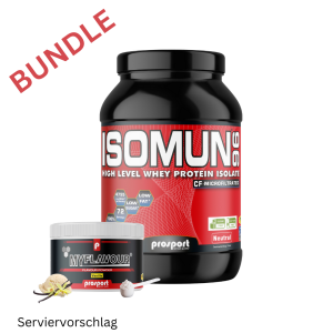 Prosport ISOMUN® 96 Neutral - Whey Isolat - 1800g Dose + MyFlavour® Powder 150g Dose Vanille