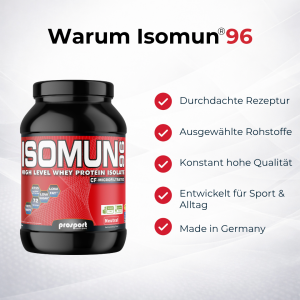 Prosport ISOMUN® 96 Neutral - Whey Isolat - 1800g Dose + MyFlavour® Powder 150g Dose Vanille