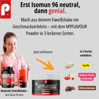 Prosport ISOMUN® 96 Neutral - Whey Isolat - 1800g Dose + MyFlavour® Powder 150g Dose