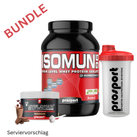 Prosport ISOMUN® 96 Neutral - Whey Isolat - 1800g Dose + MyFlavour® Powder 150g Dose inkl. Shaker