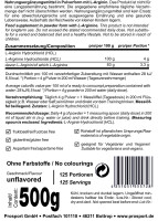 MuscleDome L-Arginine HCL Powder 500g Zipp-Beutel