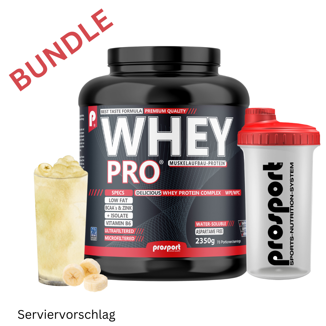 Prosport WHEY PRO ® 2350g Big-Box Banana inkl. Shaker