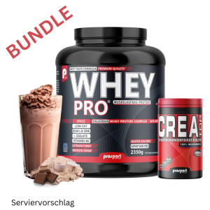 Prosport WHEY PRO® 2350g Big-Box Milk-Chocolate inkl. CREA® TOP 500g