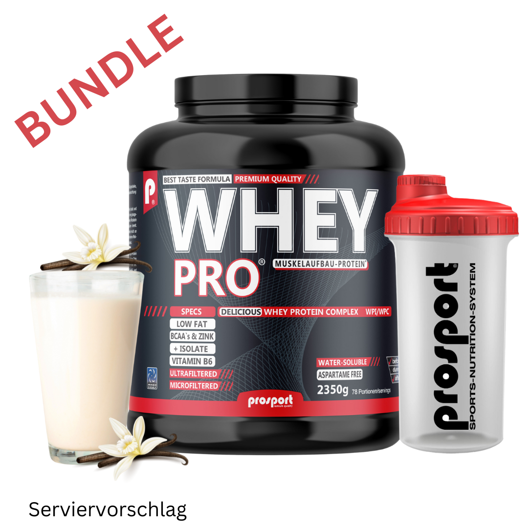 Prosport WHEY PRO® 2350g Big-Box Vanilla inkl. Shaker