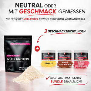 MuscleDome Whey Protein Neutral 1000g Beutel