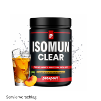 Prosport ISOMUN® CLEAR - Whey Isolat - Laktosefrei + Zuckerfrei - 400g Dose