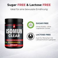 Prosport ISOMUN® CLEAR - Whey Isolat - Laktosefrei + Zuckerfrei - 400g Dose