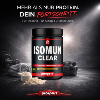 Prosport ISOMUN® CLEAR - Whey Isolat - Laktosefrei + Zuckerfrei - 400g Dose
