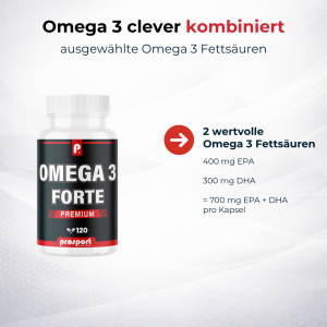 Prosport Omega 3 Forte Kapseln, 120 Stück