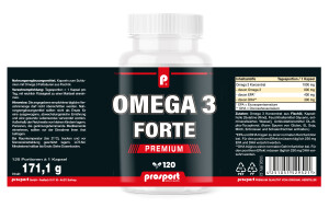 Prosport Omega 3 Forte Kapseln, 120 Stück
