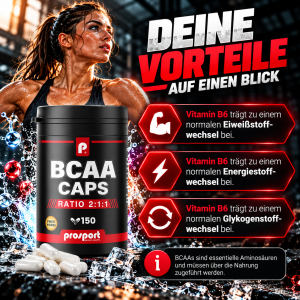 Prosport BCAA 150 Kapseln