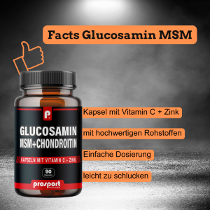 Prosport Glucosamin MSM 90 Kapseln