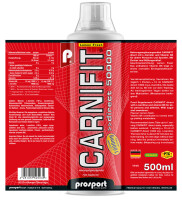 Prosport CARNIFIT ® DIRECT 50000, flüssiges L-Carnitin, 500ml Flasche