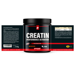 Prosport CREATIN Kautabletten Orange, 200 Stück, 519g Dose