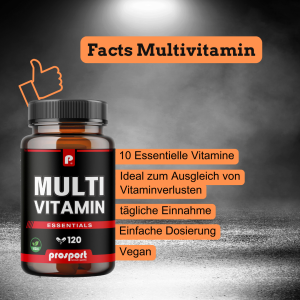 Prosport Multivitamin 120 Kapseln, 62,4g