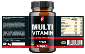 Prosport Multivitamin 120 Kapseln, 62,4g