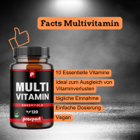 Prosport Multivitamin 120 Kapseln, 62,4g