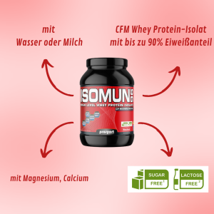 Prosport ISOMUN® 96 - CFM-CP Whey Isolat Laktose frei - 1800g Dose Neutral