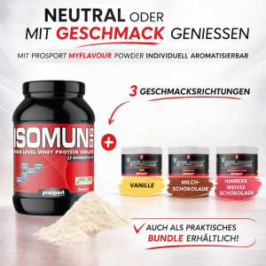 Prosport ISOMUN® 96 - CFM-CP Whey Isolat Laktose frei - 1800g Dose Neutral